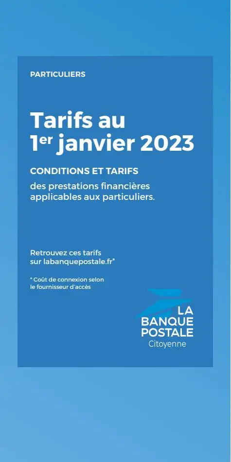 Tarifs Particuliers 2023 - 1/28