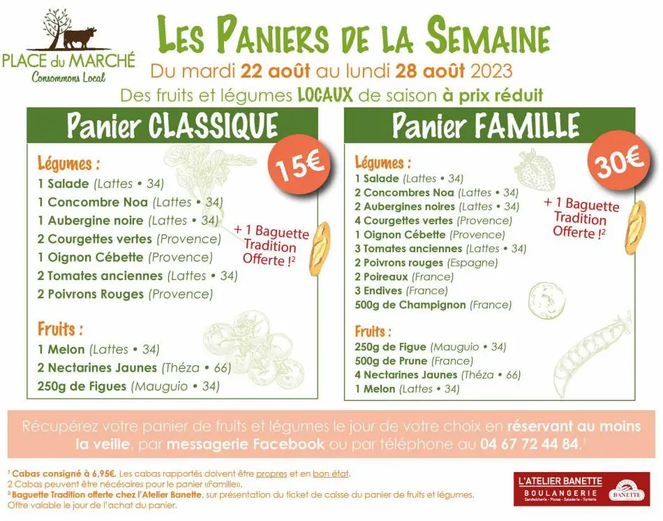 Les Paniers de la Semaine! - 1/2