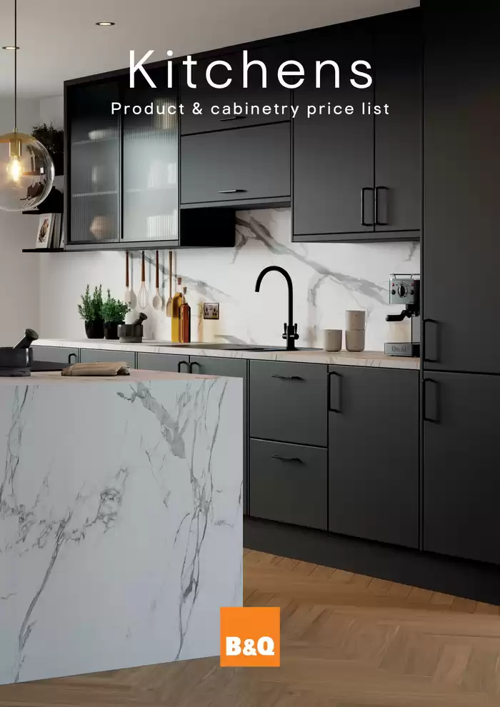 B&Q: Kitchens Product & Cabinetry Price List 29.08.2025/18.09.2025 ...