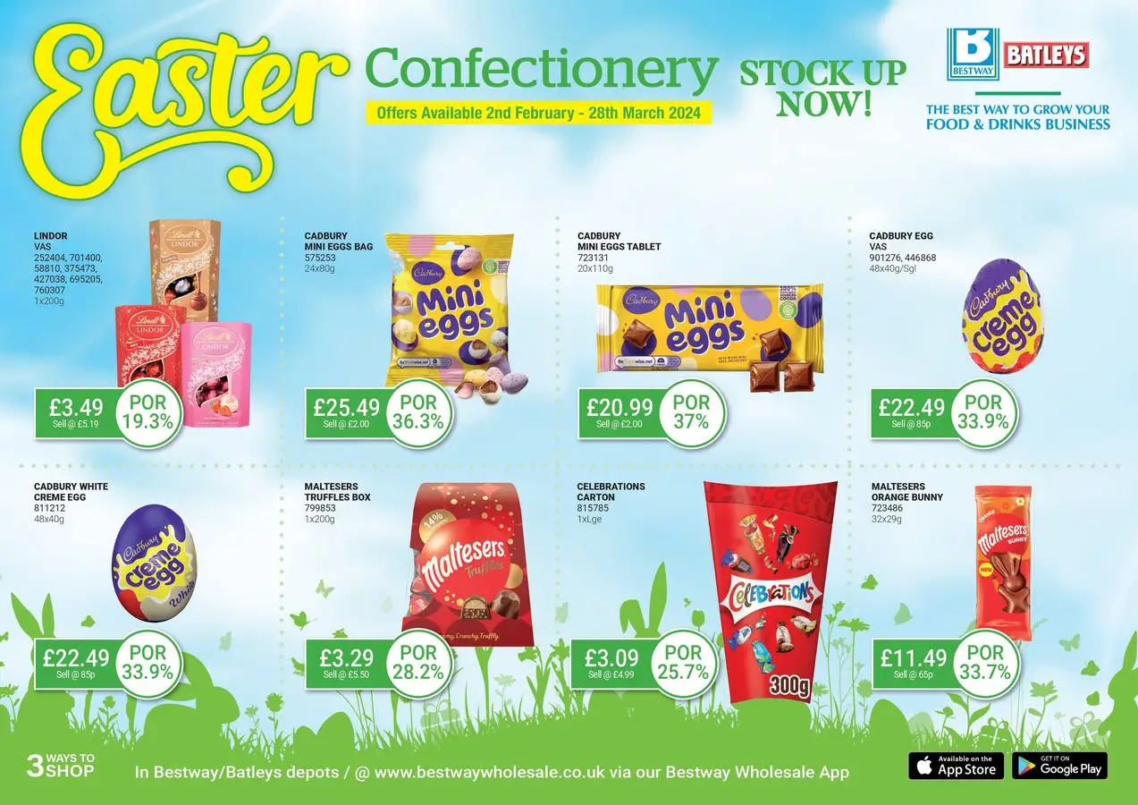 Easter Deals - 1/8