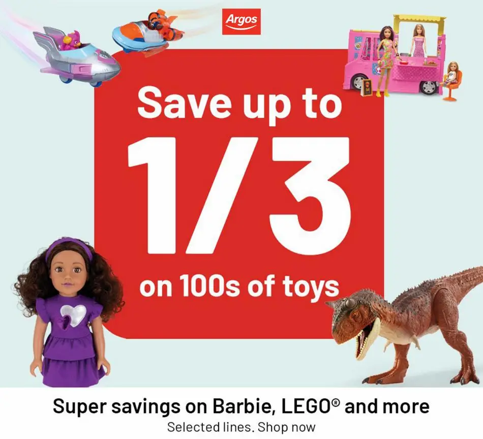 Save up to 1/3 on 100s of Selected toys & games - 1/5