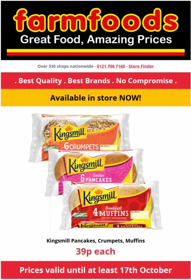 Farmfoods Offers - 1/8