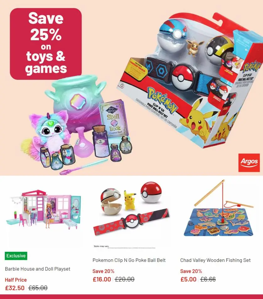 Save 25% on selected toys and games - 1/5