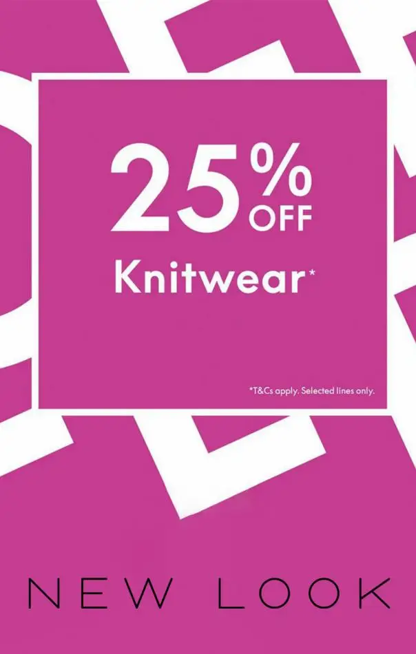 25% Off Selected Knitwear - 1/5