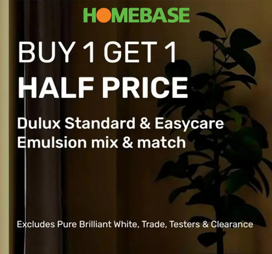 Buy 1 Get 1 Half Price - 1/5