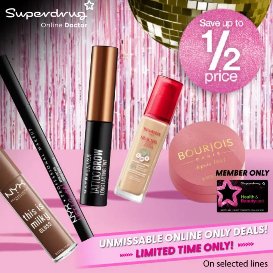 Superdrug Offers - 1/6