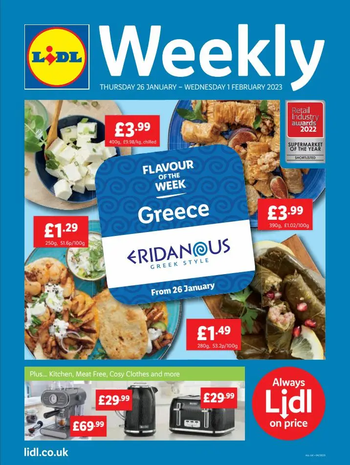 Lidl Weekly Offers - 1/26