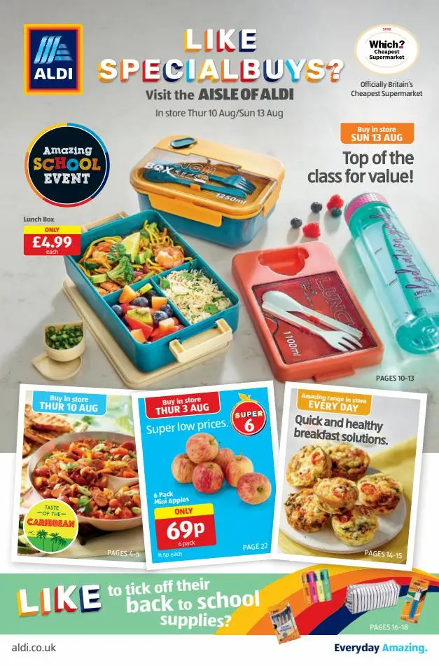 Aldi United Kingdom — Product catalog, promotions and discounts