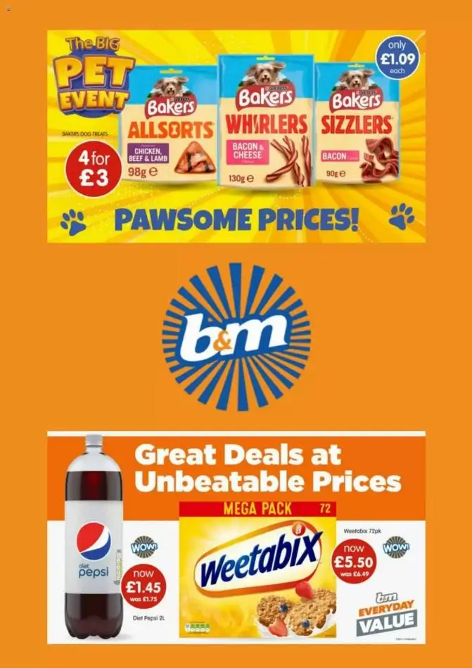 B&M STORES's deals - 1/10