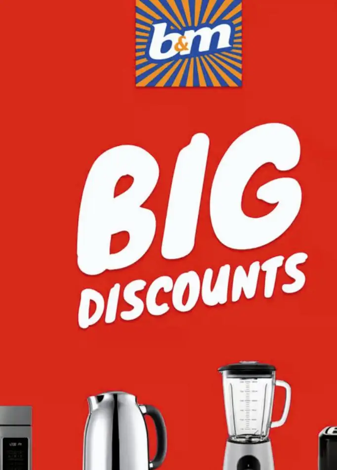 B&M Stores Big Discounts - 1/4