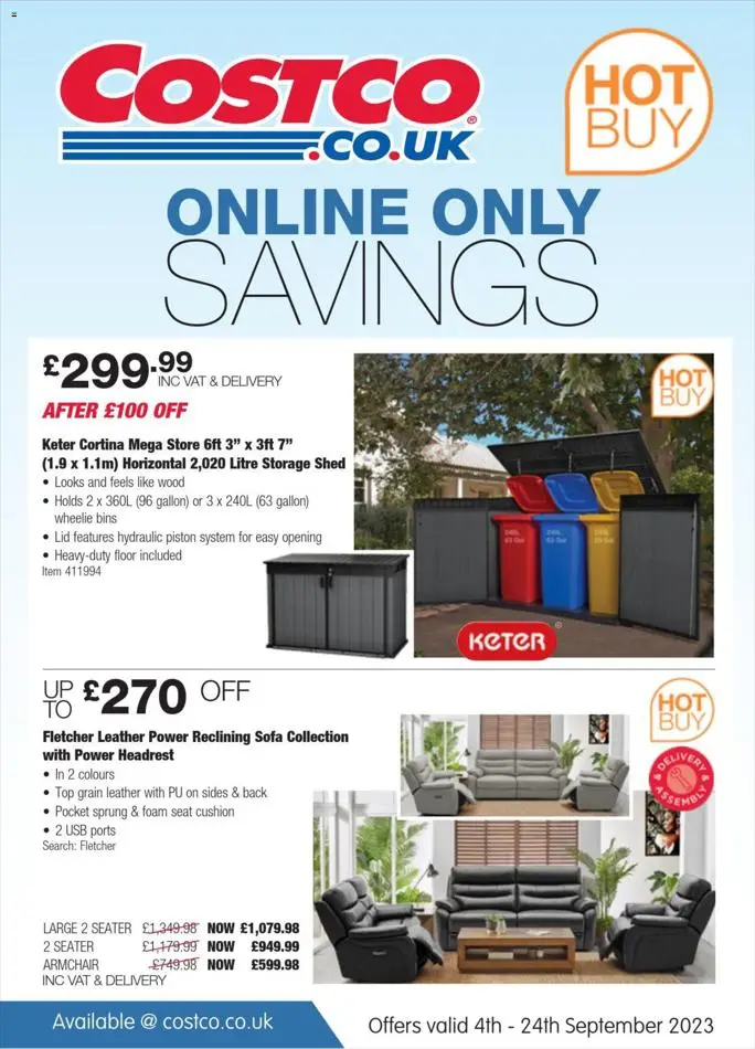 Costco Online Only Savings - 1/7