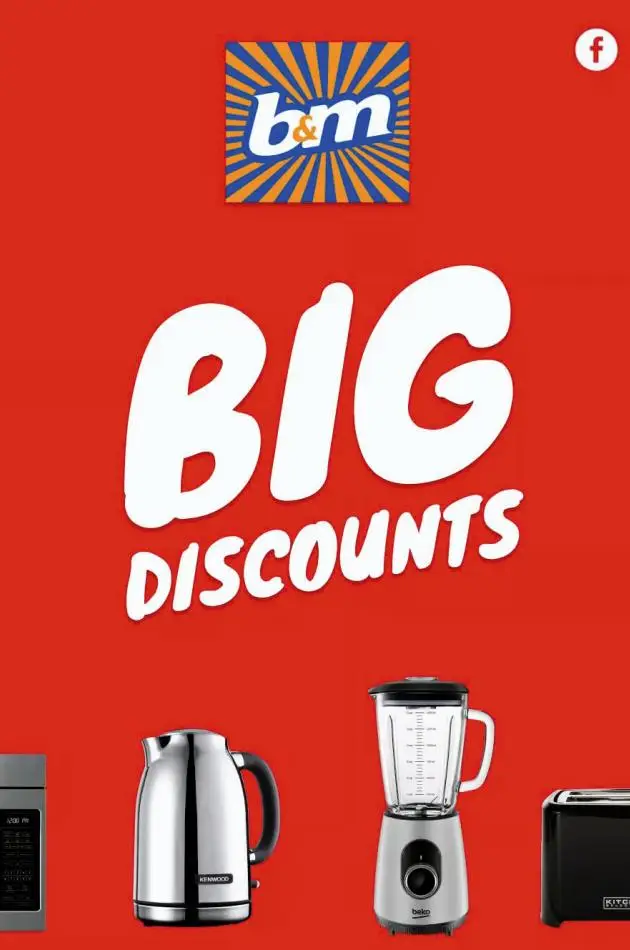 B&M Stores Big Discounts - 1/8