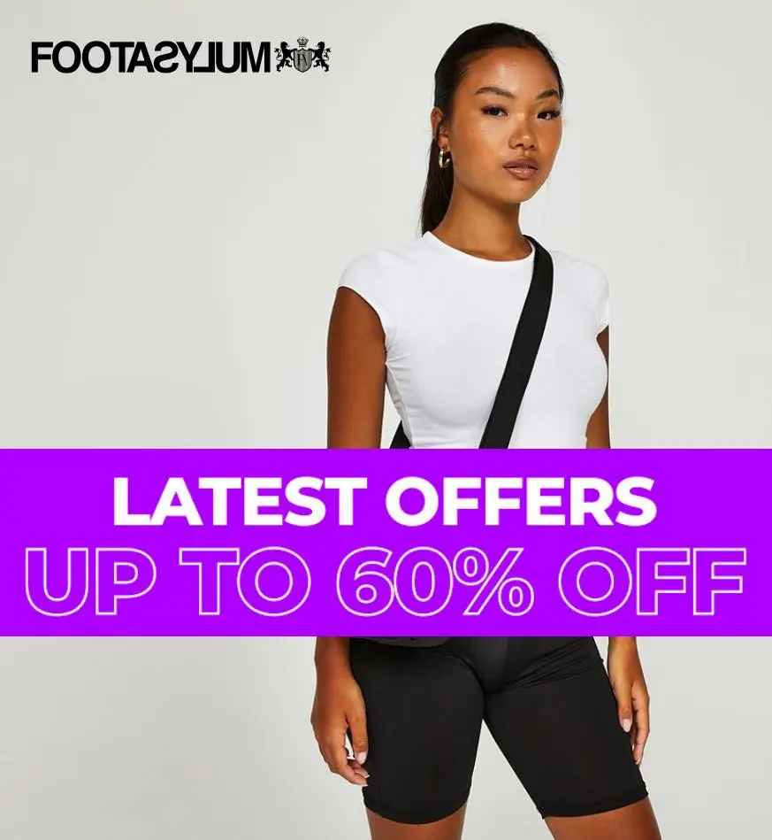 Footasylum Latest Offers up to 60% Off - 1/8