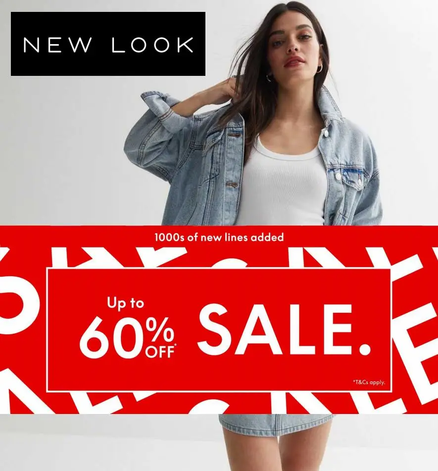 New Look Up to 60% Off - 1/8