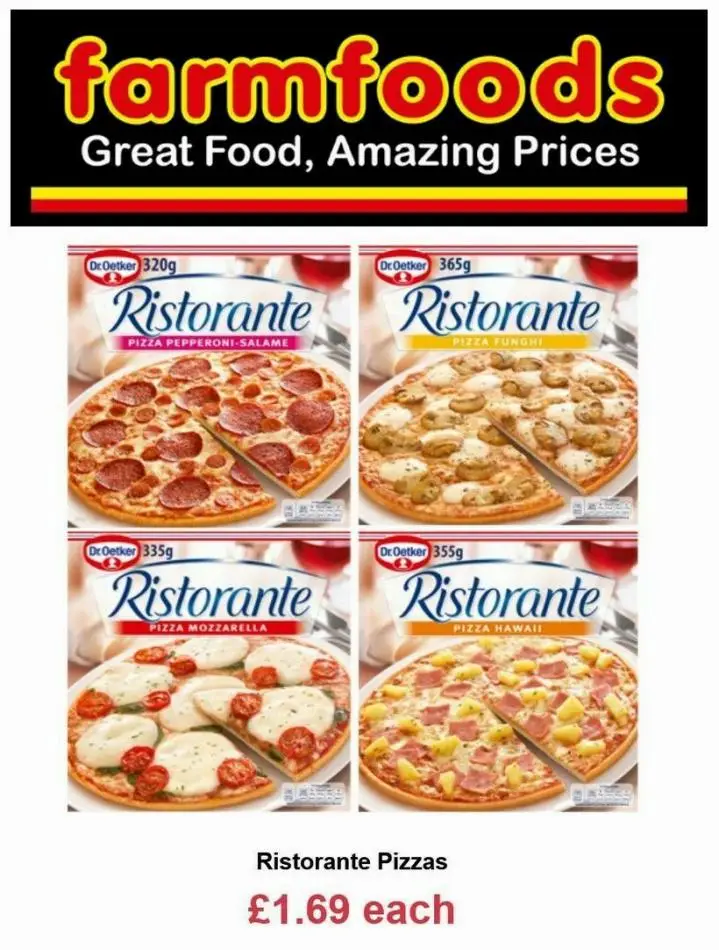 Farmfoods Offers - 1/17