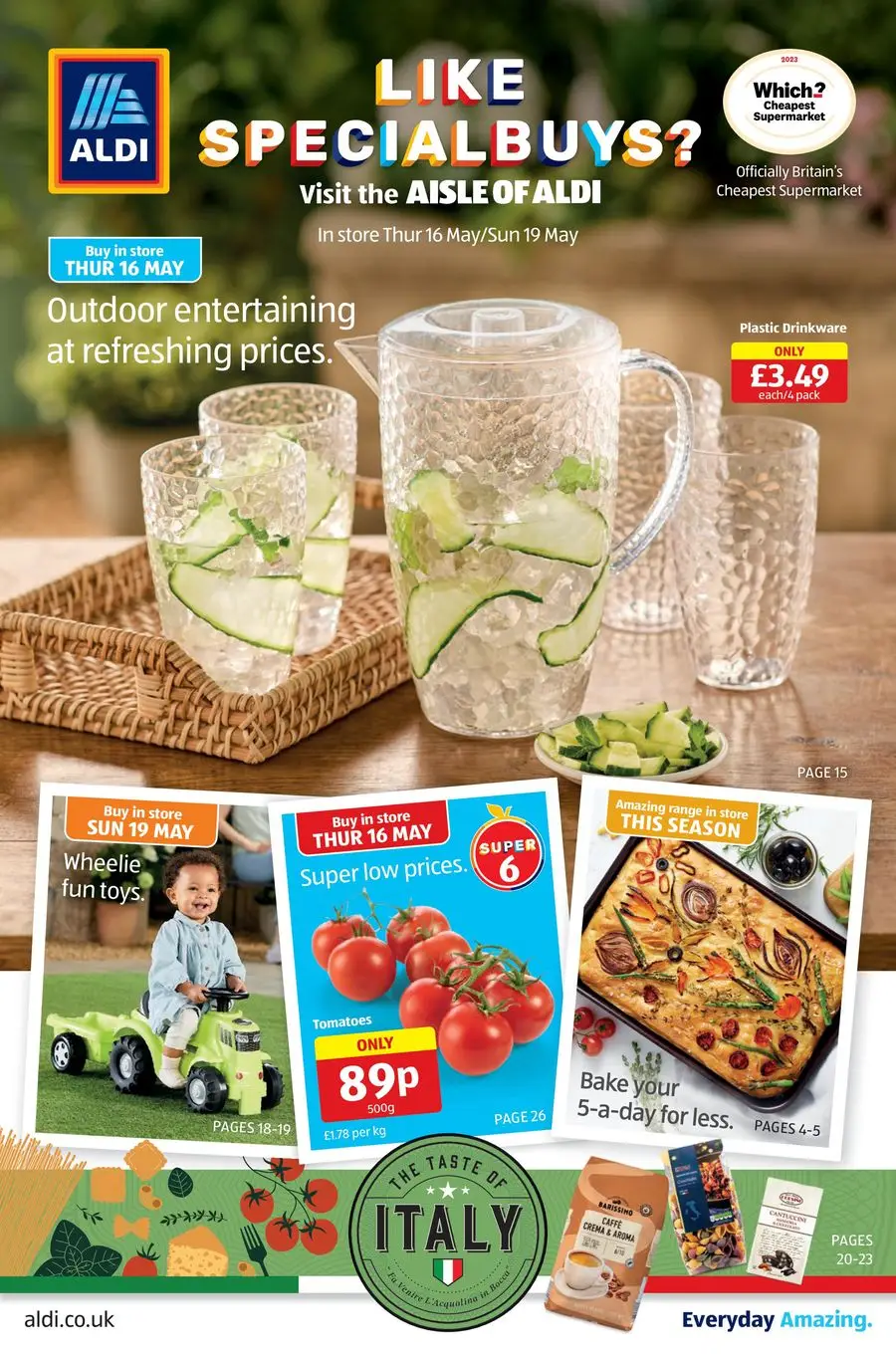 Outdoor Entertaining At Refreshing Prices. - 1/29