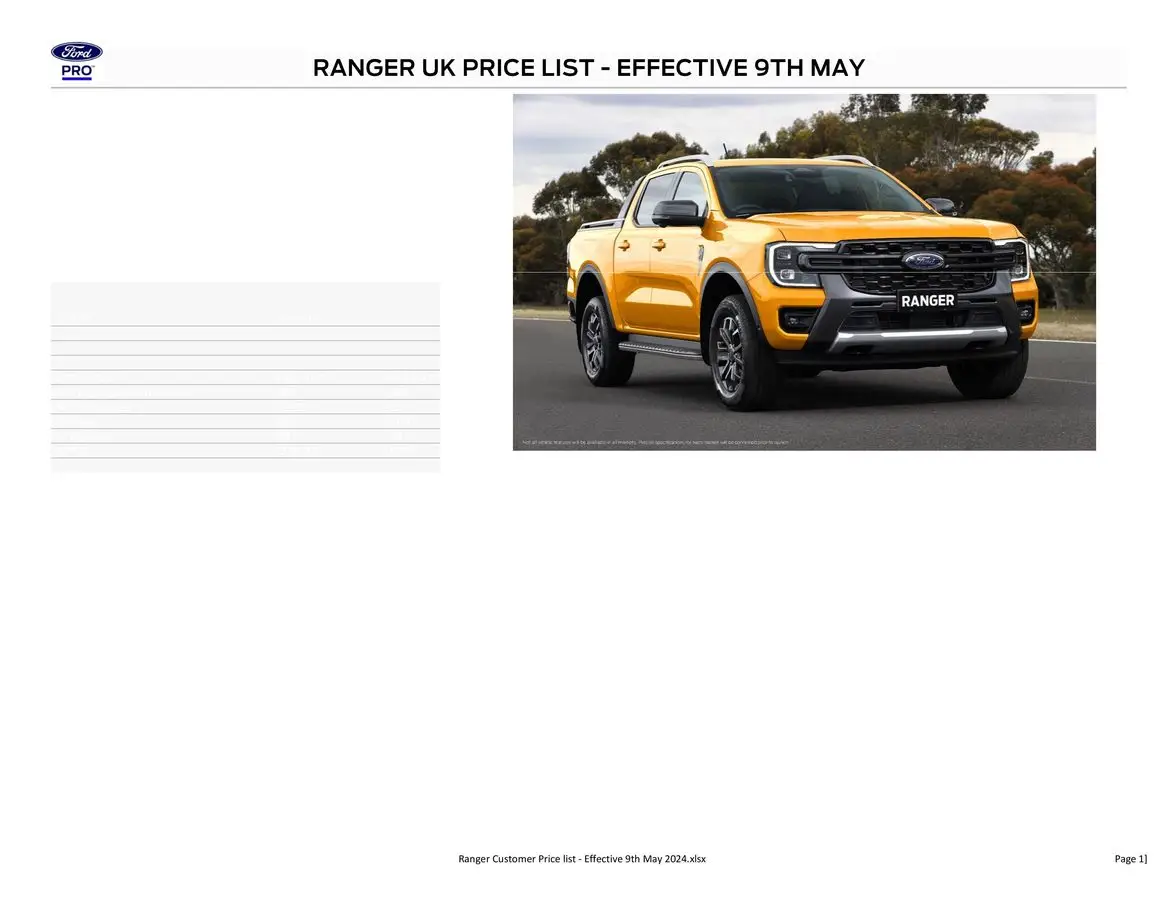 FORD RANGER - 1/26