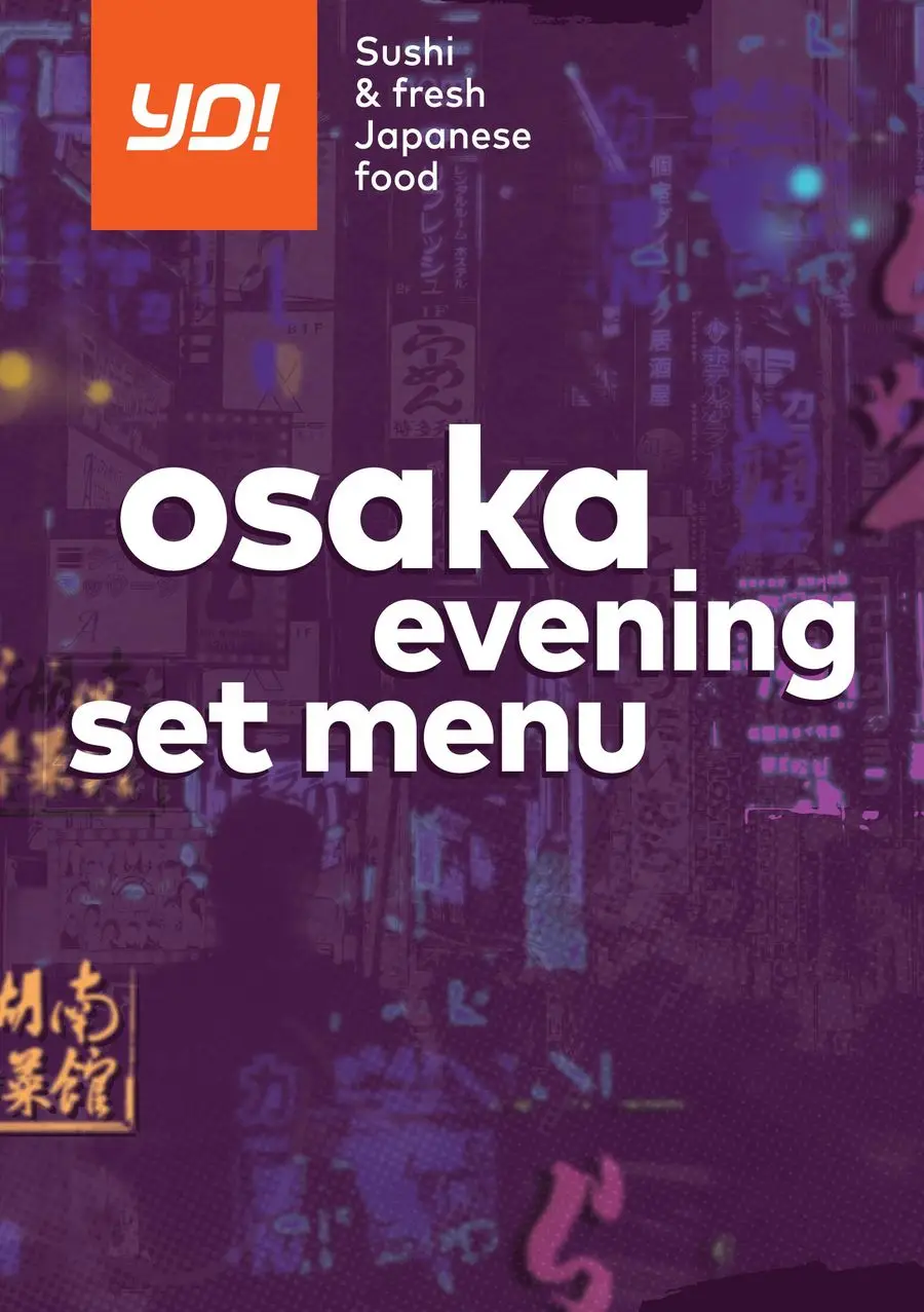 Osaka Evening Set Menu - 1/2