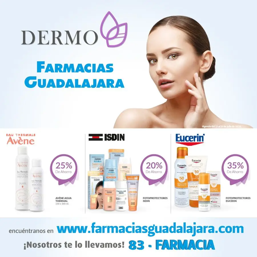 Farmacias Guadalajara: Folleto Dermo 01.07.2024/31.07.2024 | Catalogium ...