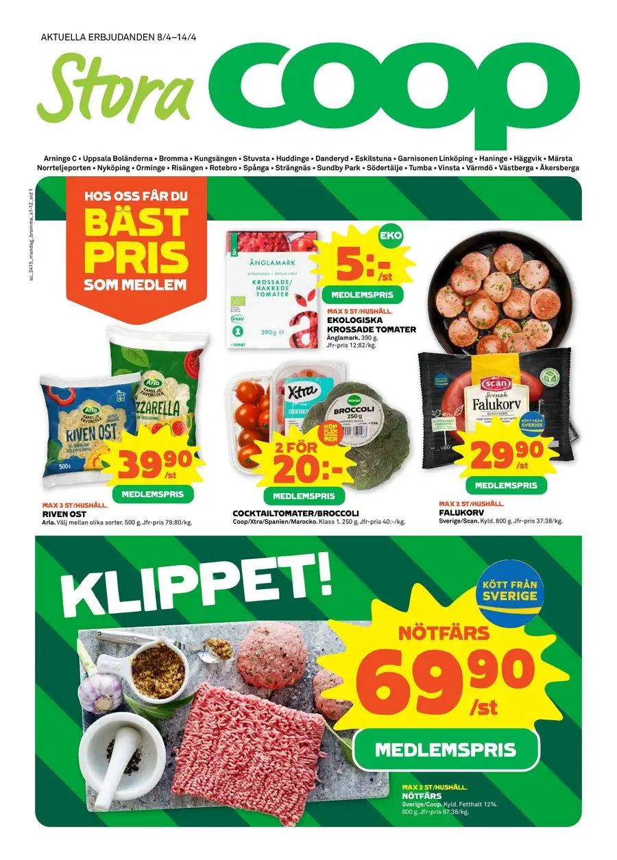 Stora Coop Erbjudanden - 1/12