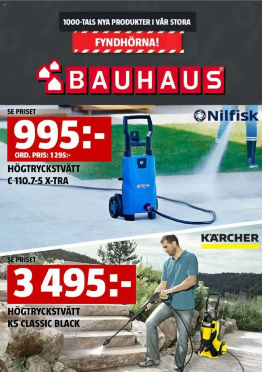 Bauhaus reklamblad  - 1/8