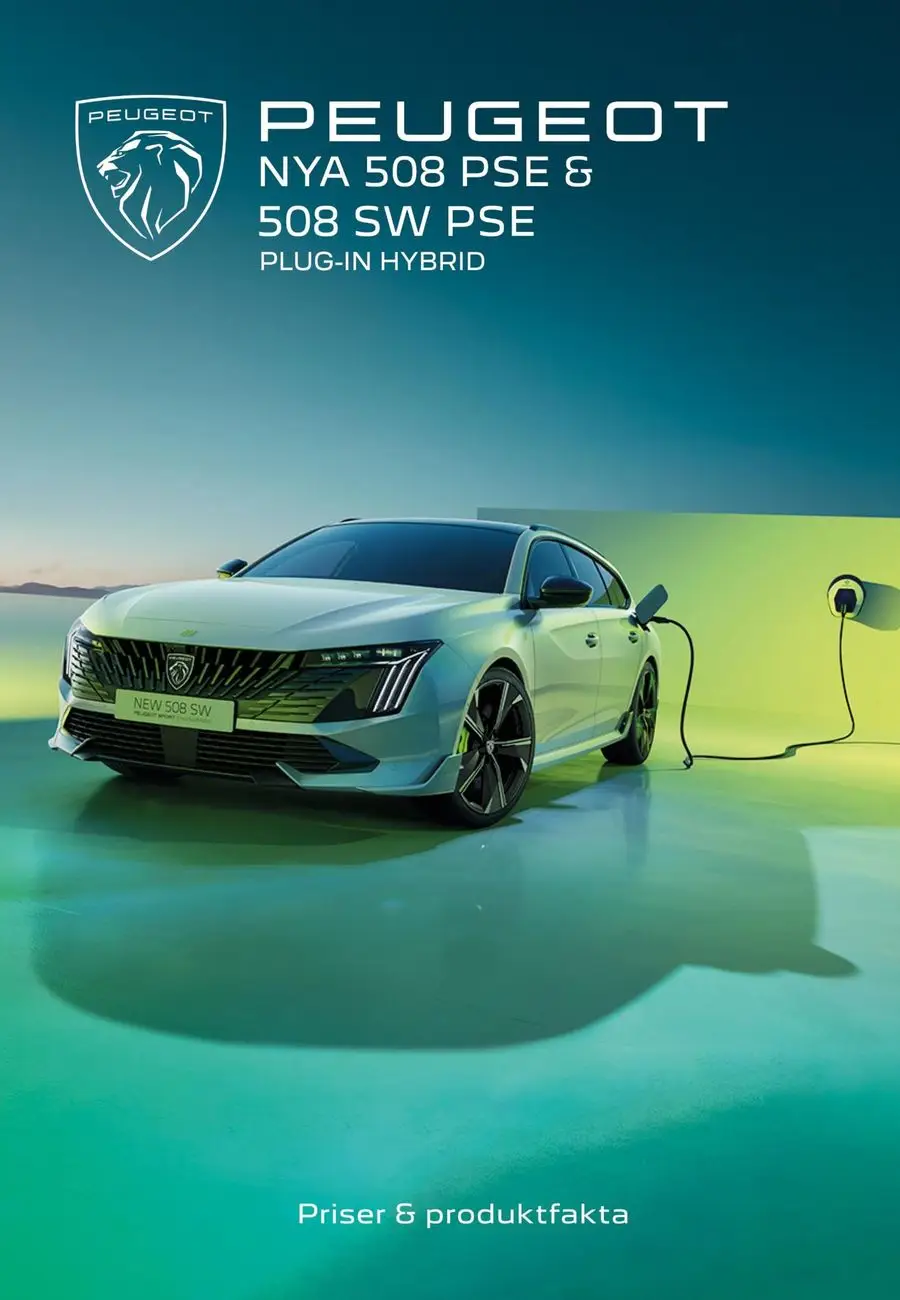 Nya Peugeot 508 PSE Plug-In Hybrid - 1/7