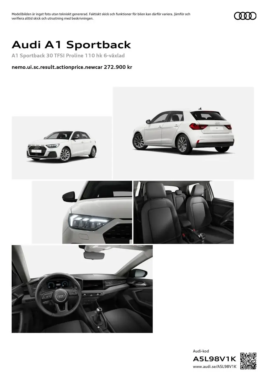 Audi A1 Sportback - 1/10