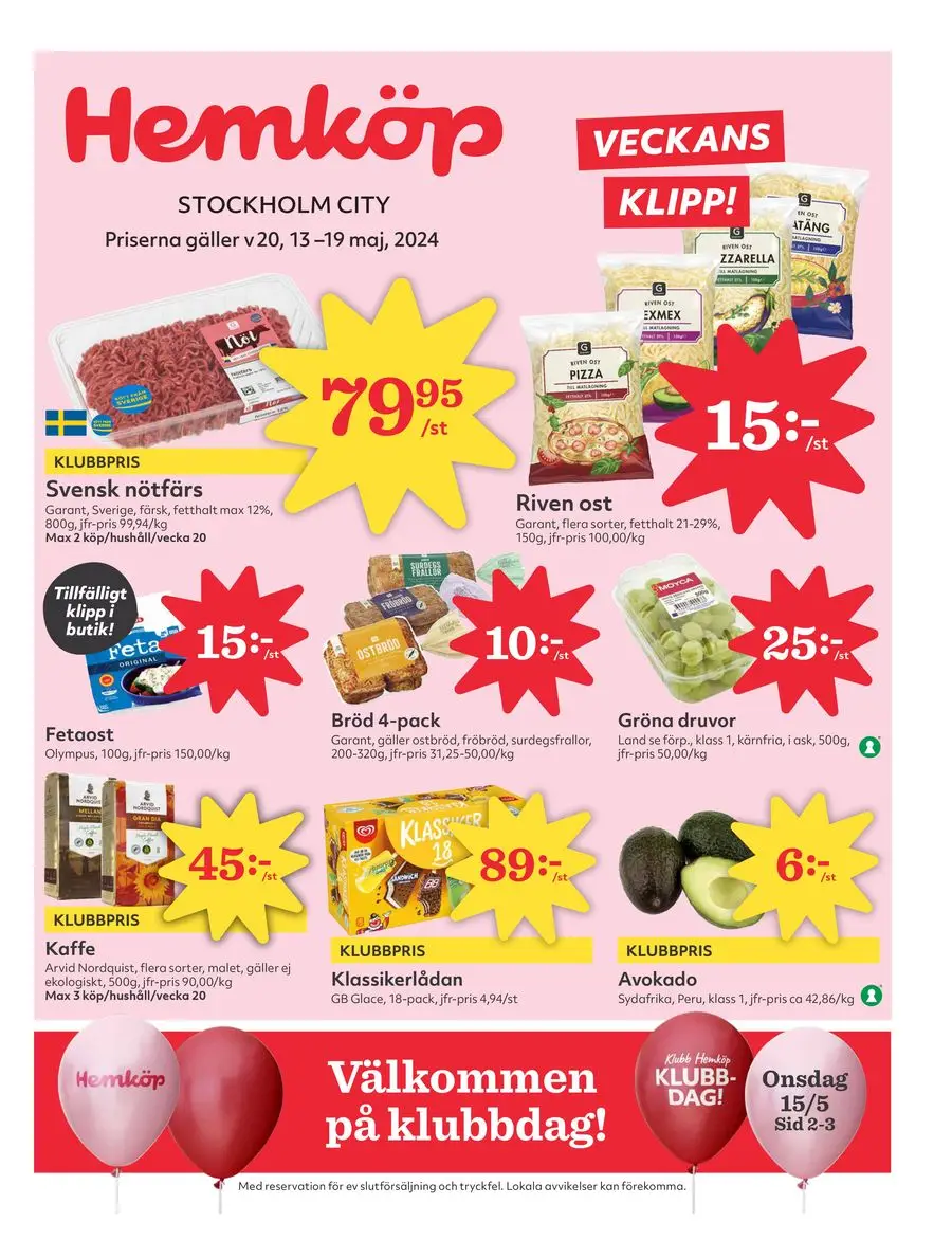 Hemköp Erbjudanden - 1/8