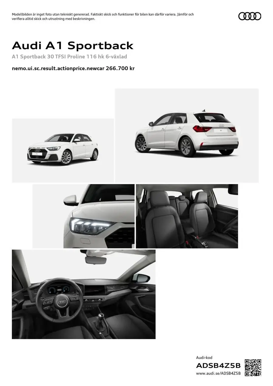 Audi A1 Sportback - 1/10