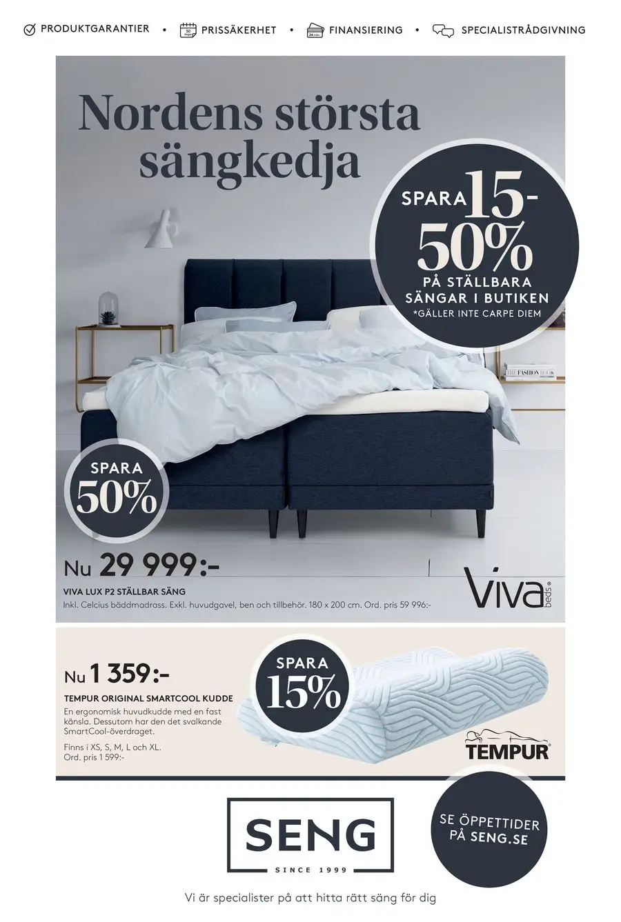 Seng spara 15% - 50 % off! - 1/10