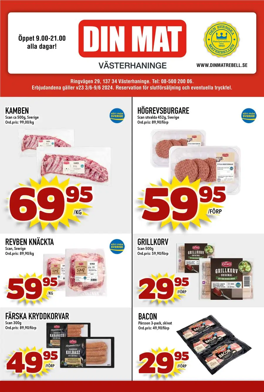 Din Mat reklambad - 1/8