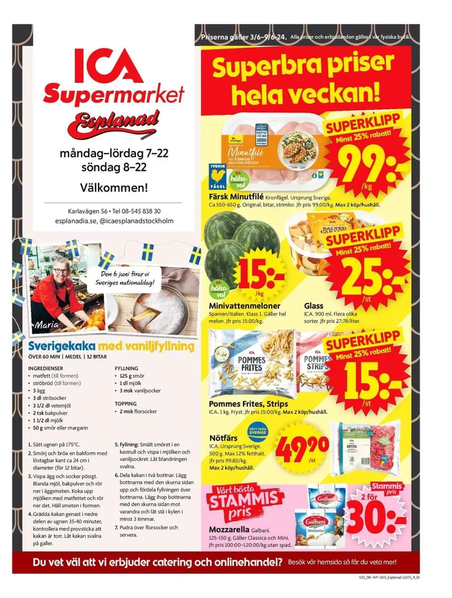 ICA Supermarket Erbjudanden - 1/10