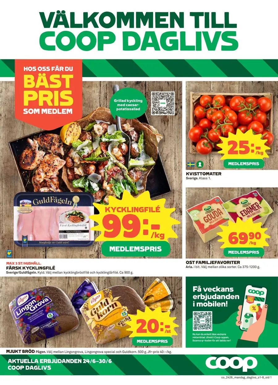 Coop Daglivs reklamblad - 1/8