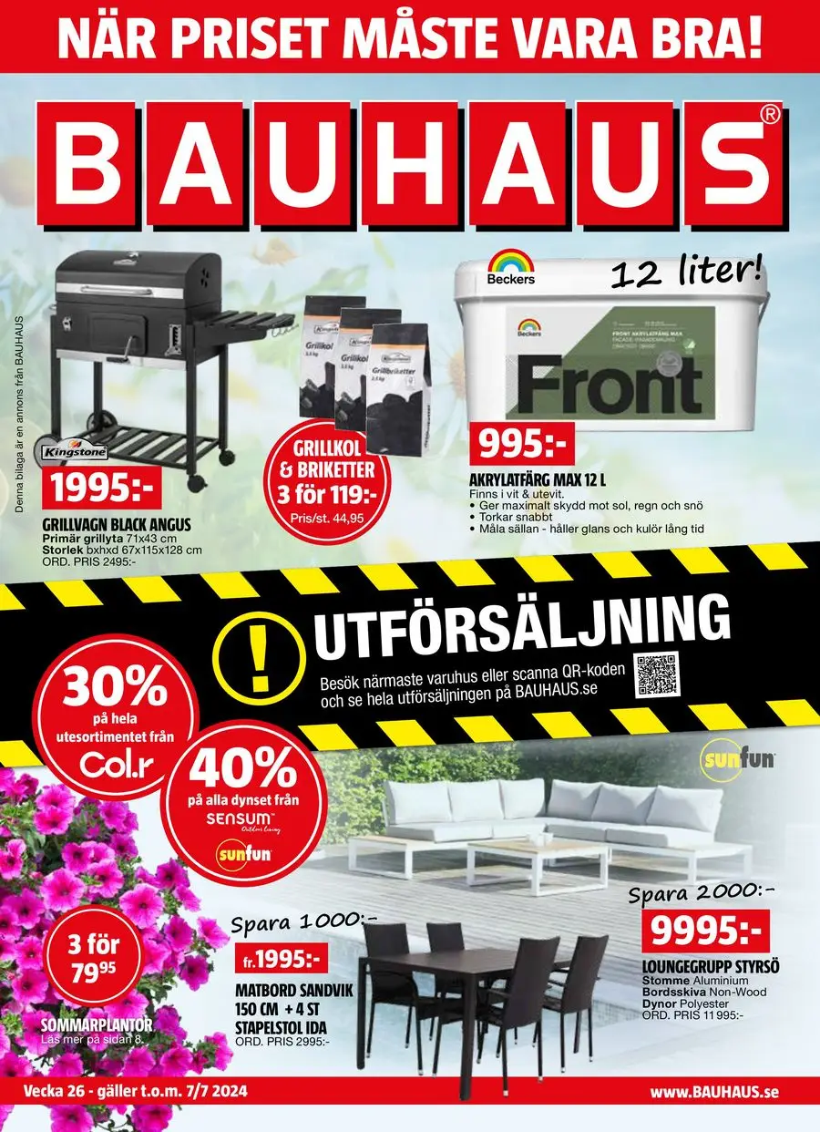 Bauhaus reklamblad  - 1/12