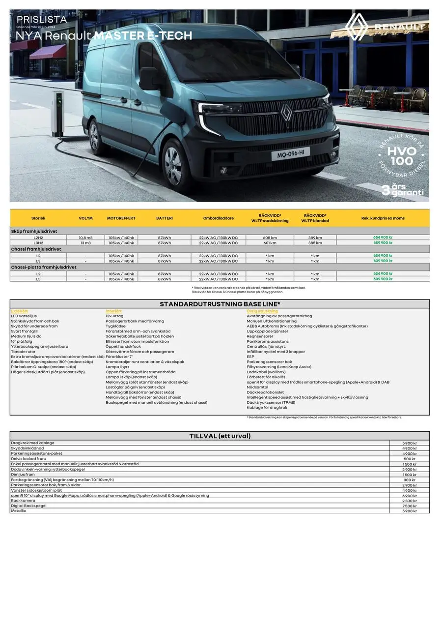 Renault Master E-Tech 100% electric - 1/3