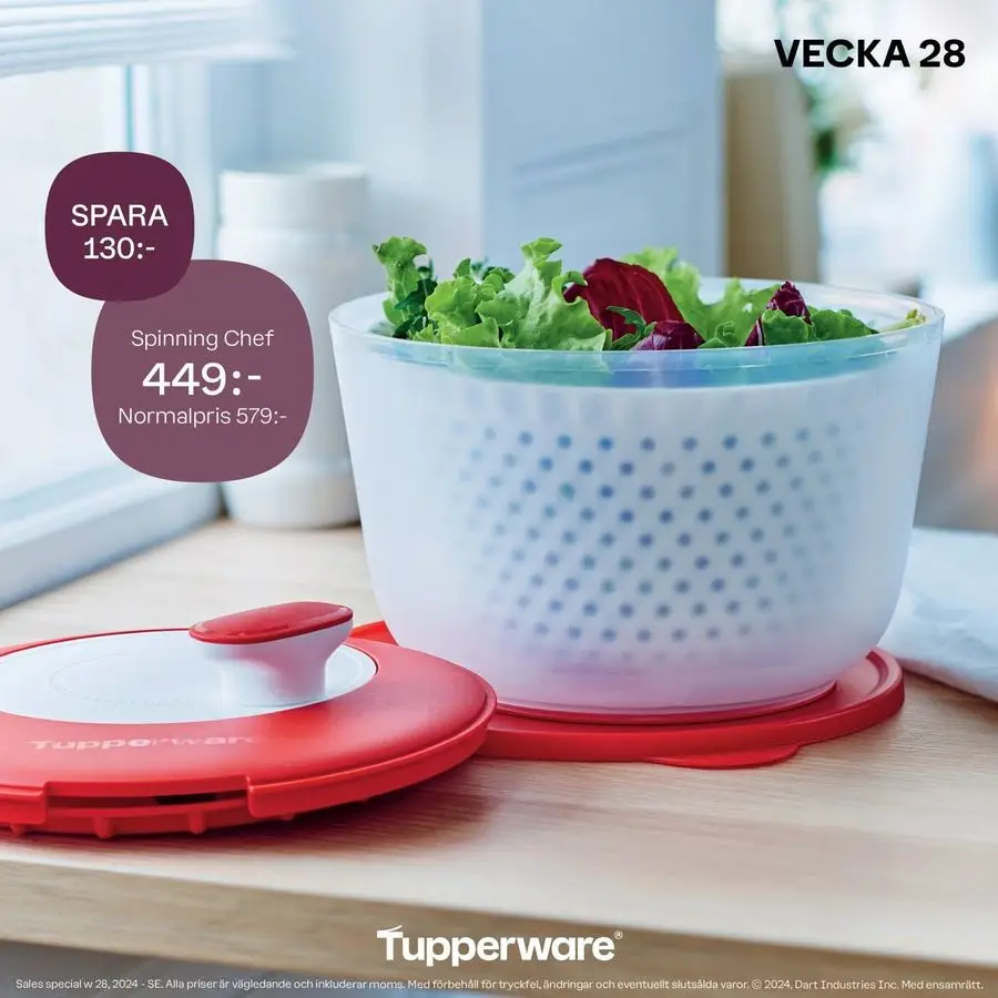 Tupperware reklamblad - 1/2