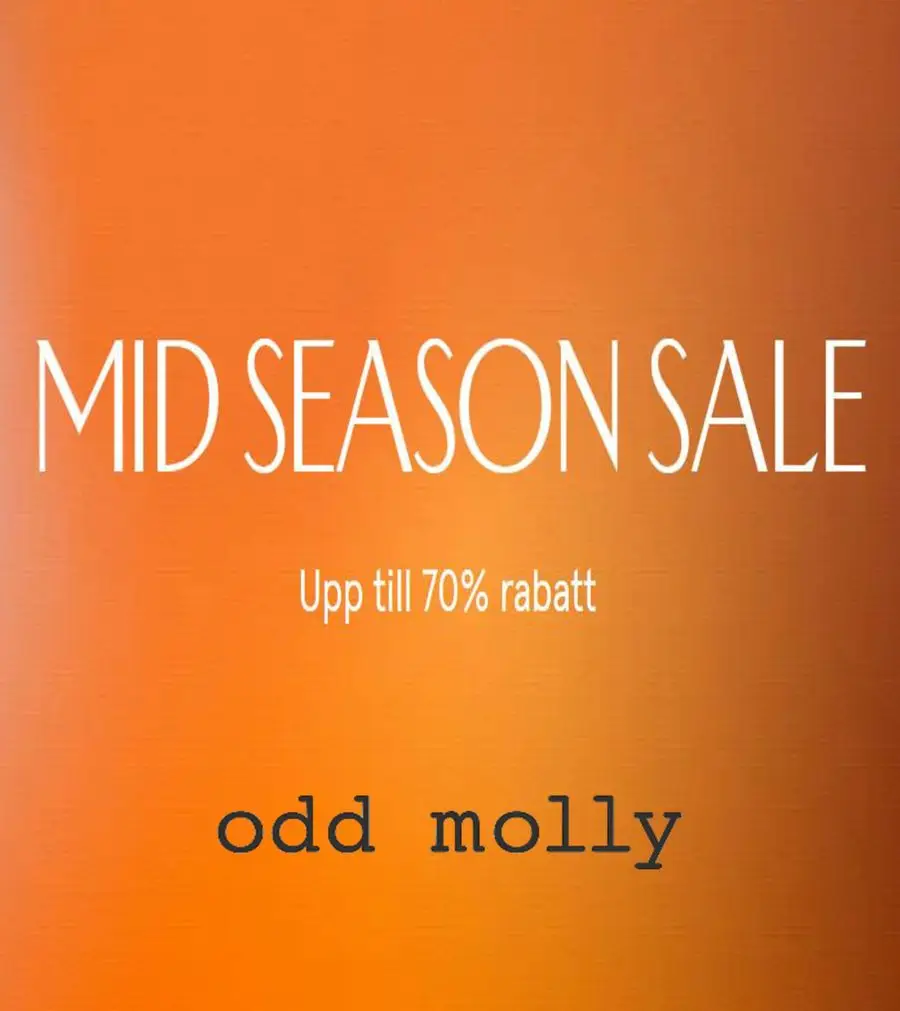 Odd Molly Mid Season Sale - 1/12