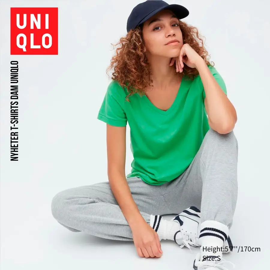 Nyheter T-Shirts Dam Uniqlo  - 1/12