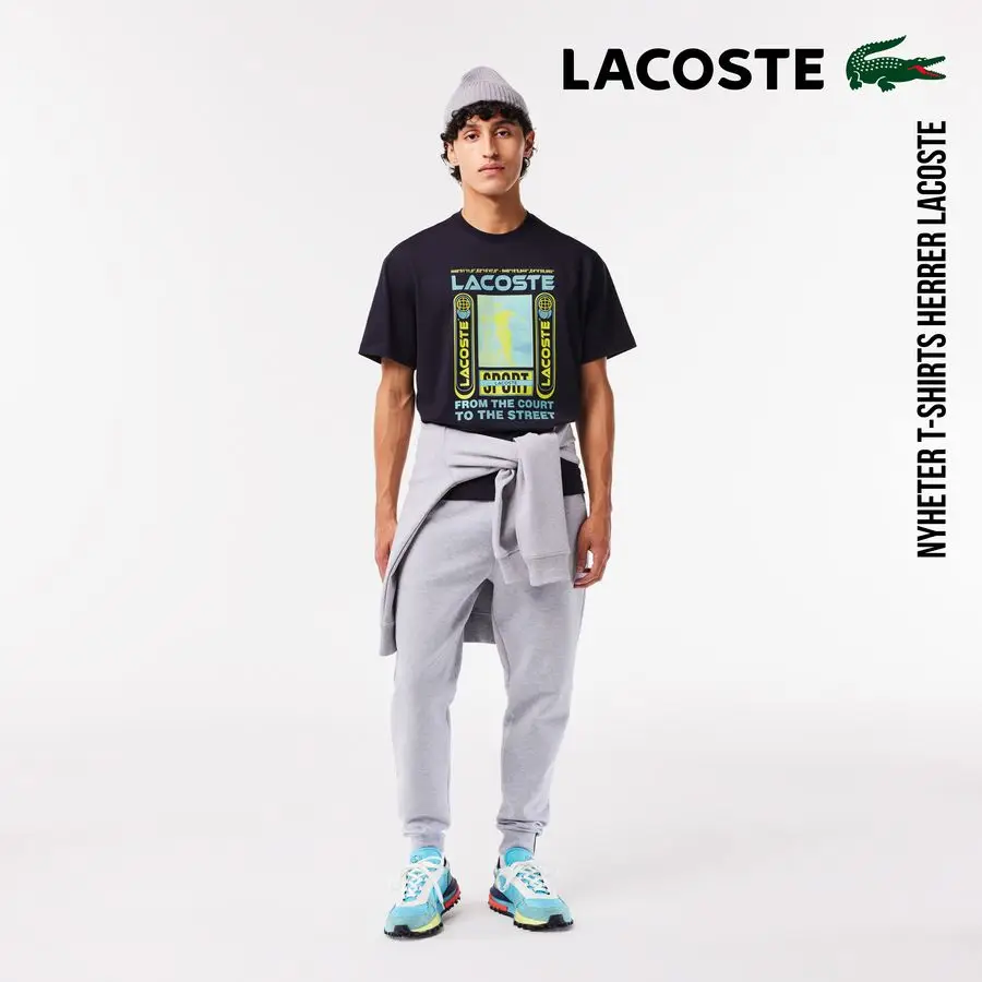 Nyheter T-Shirts Herrer Lacoste  - 1/12