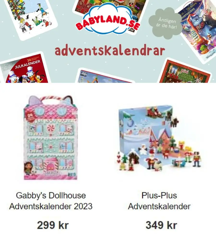 Babyland Adventskalendrar - 1/12