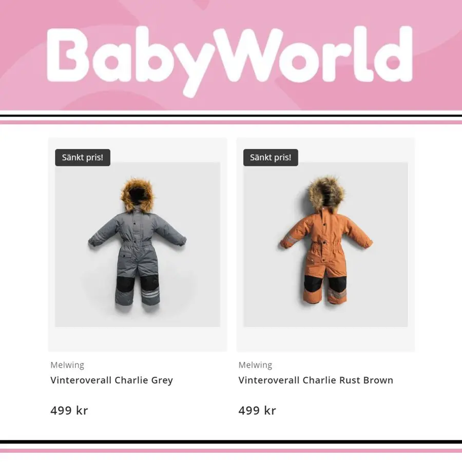 Baby Word hållbara kvalitetskläder - 1/12