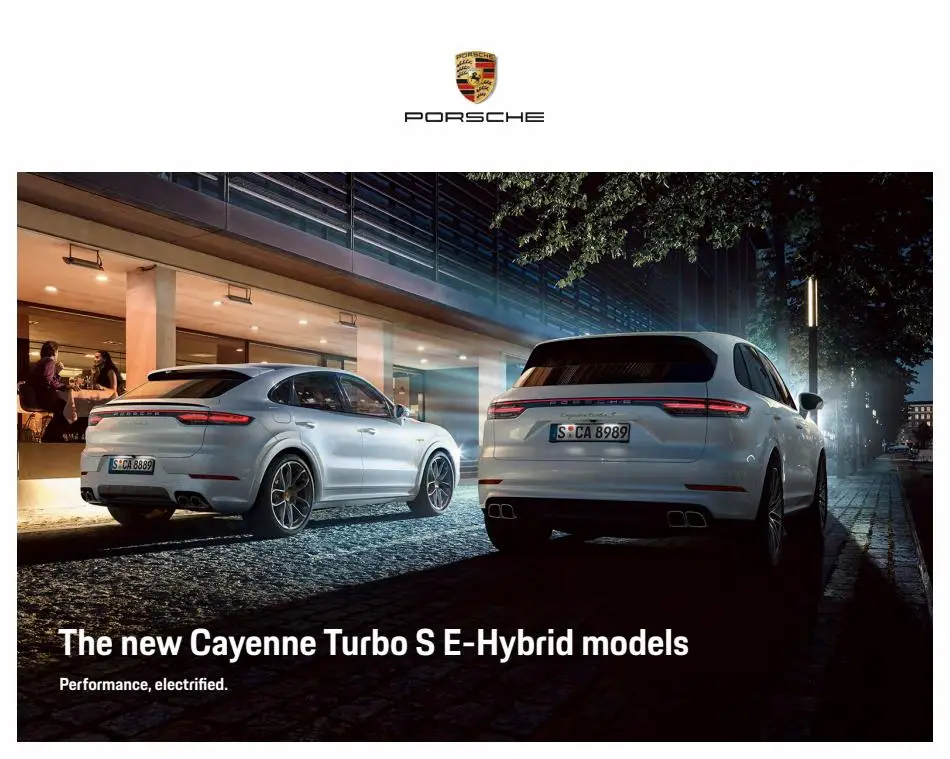 The new Cayenne Turbo S E-Hybrid models - 1/44