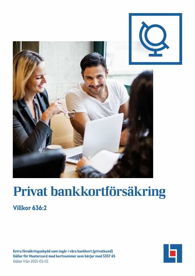 Privat bankkortförsäkring - 1/8