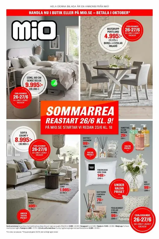 Mio Erbjudande Sommarrea - 1/8