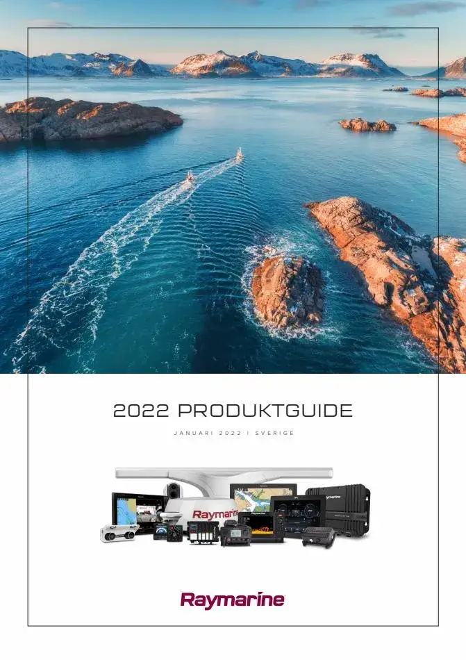 Raymarine 2022 Produktguide - 1/50