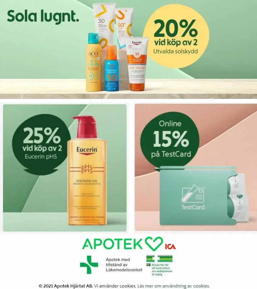 Apotek Hjärtat Erbjudande Reklamblad - 1/8