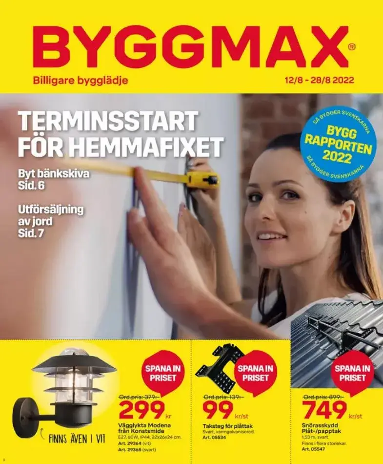 Byggmax Erbjudande - 1/8