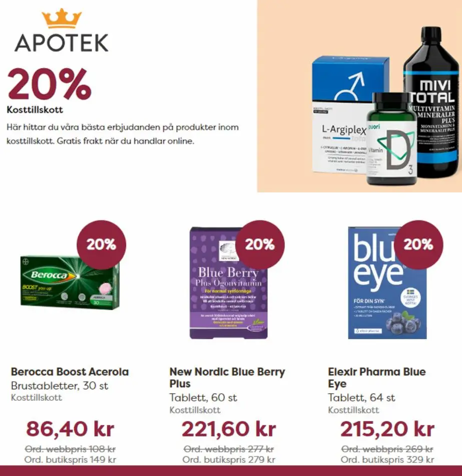 20% Rabatt  - 1/5