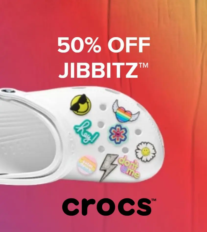 50% Off Jibbitz - 1/12