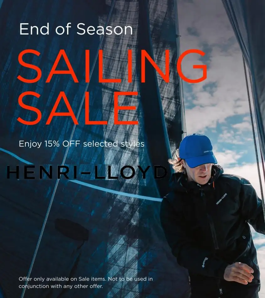 Sailing Sale - 1/12